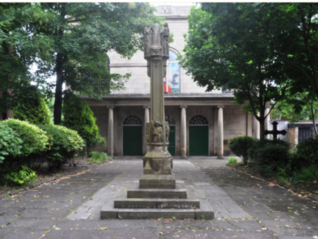 Walmesley Monument in front of the Church of St John